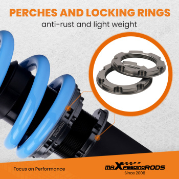 Adjustable Coilover Suspensión Strut Kit compatible para Lexus RWD GS300 GS350 IS250 IS350